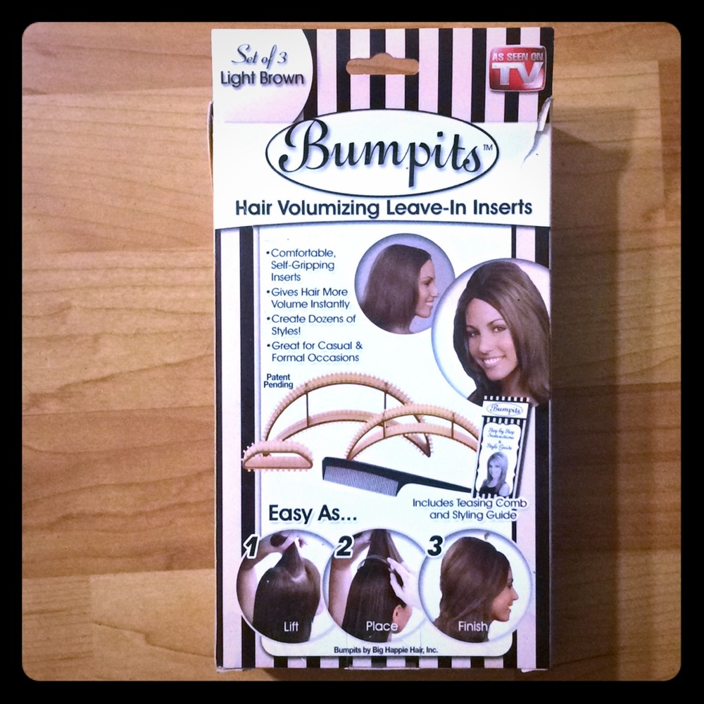 Bumpits hair volumizing leave-in inserts